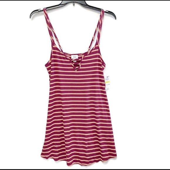 NWT! Jenni Ladder Front Scoop-Neck Chemise Plumwin - Picture 2 of 3